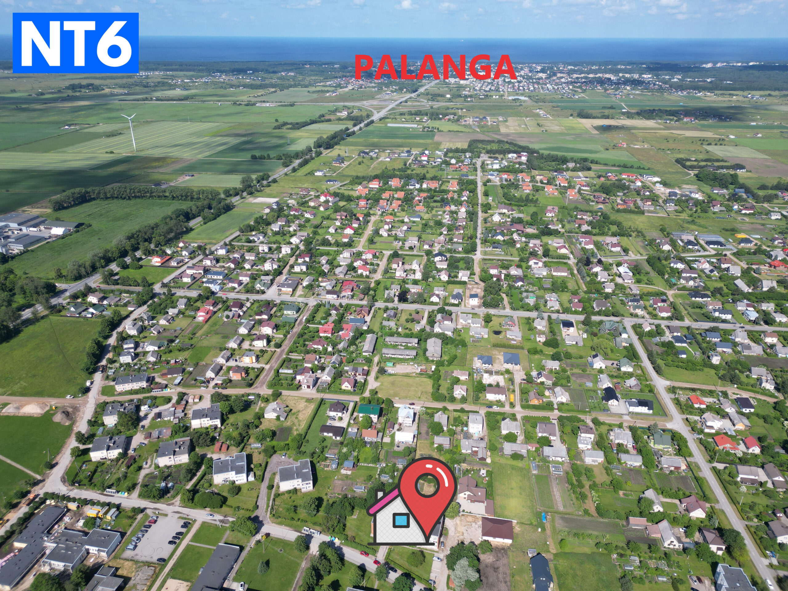 BUTAS ŠALIA PALANGOS VYDMANTUOSE