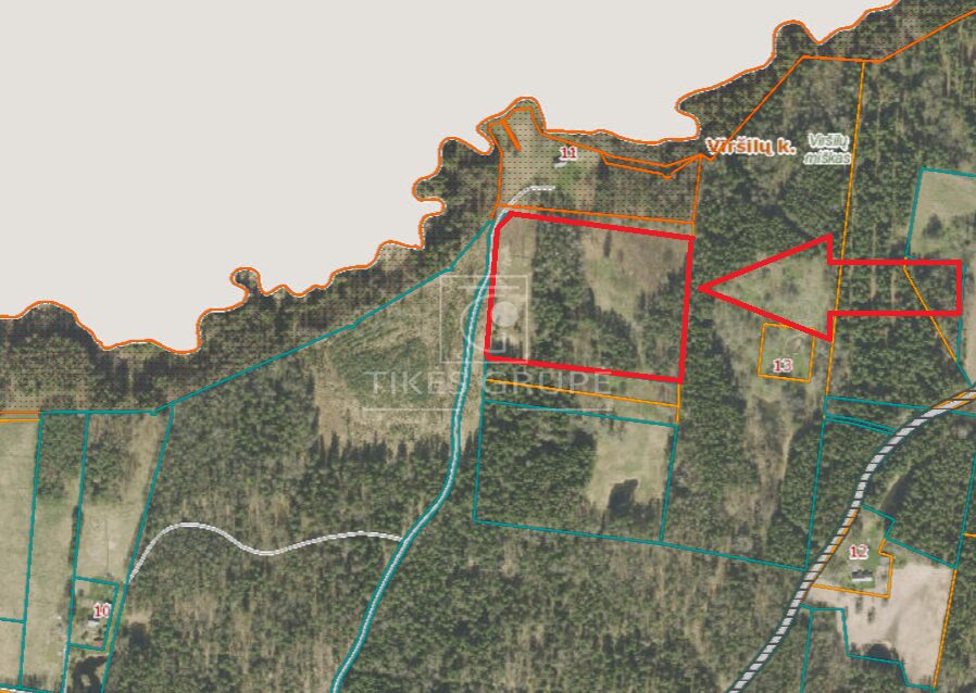 Parduodamas žemės sklypas miškų ūkiui Skuodo r.