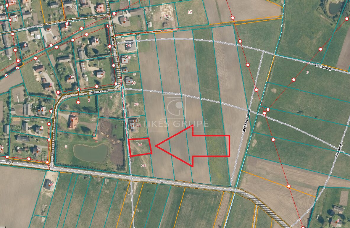 Parduodamas 11 a sklypas ramioje vietoje Saugų k., Parko g. 24 – puiki vieta Jūsų namams!
