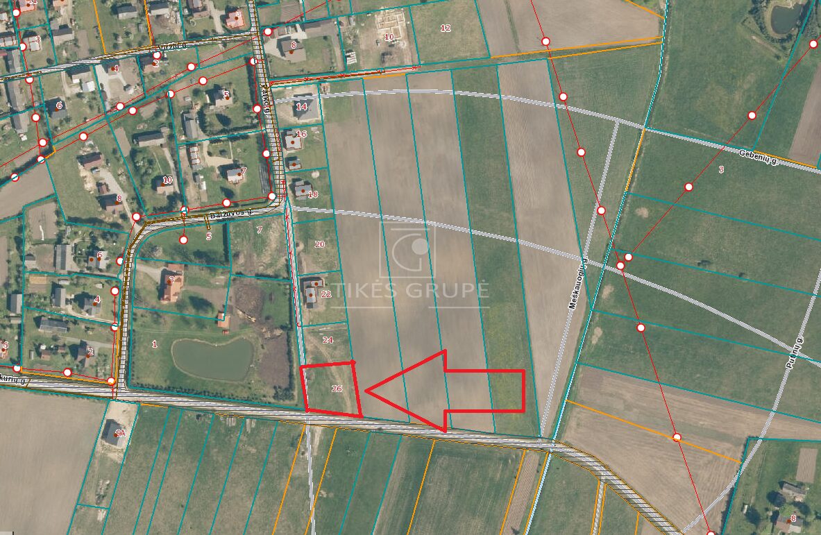 Parduodamas 15 a sklypas ramioje vietoje Saugų k., Parko g. 26 – puiki vieta Jūsų namams!