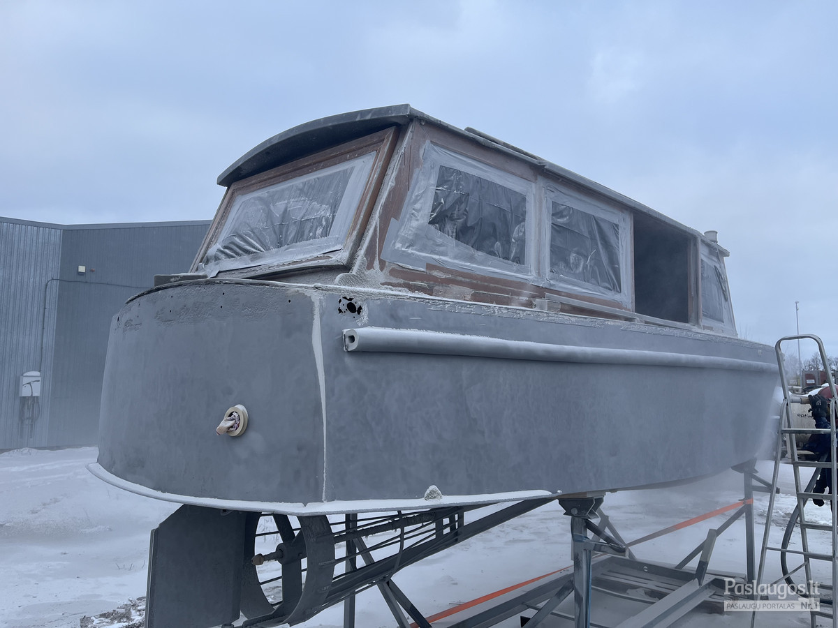 SMĖLIAVIMO, DAŽYMO, SUVIRINIMO DARBAI