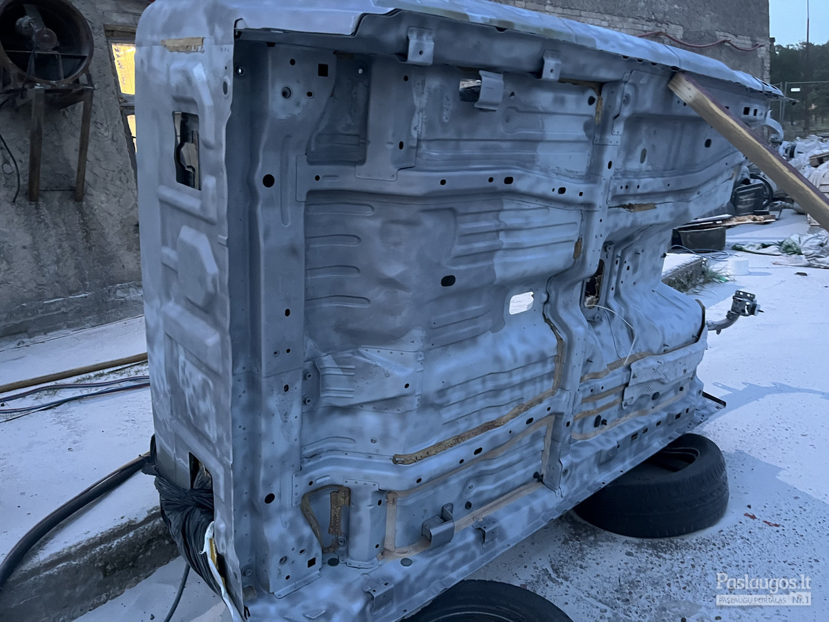 SMĖLIAVIMO, DAŽYMO, SUVIRINIMO DARBAI