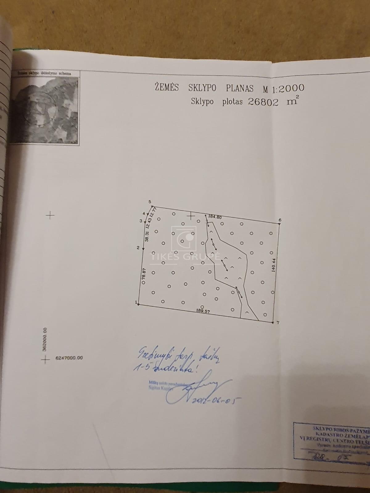 Parduodamas žemės sklypas miškų ūkiui Skuodo r.