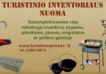 Turistinio inventoriaus nuoma