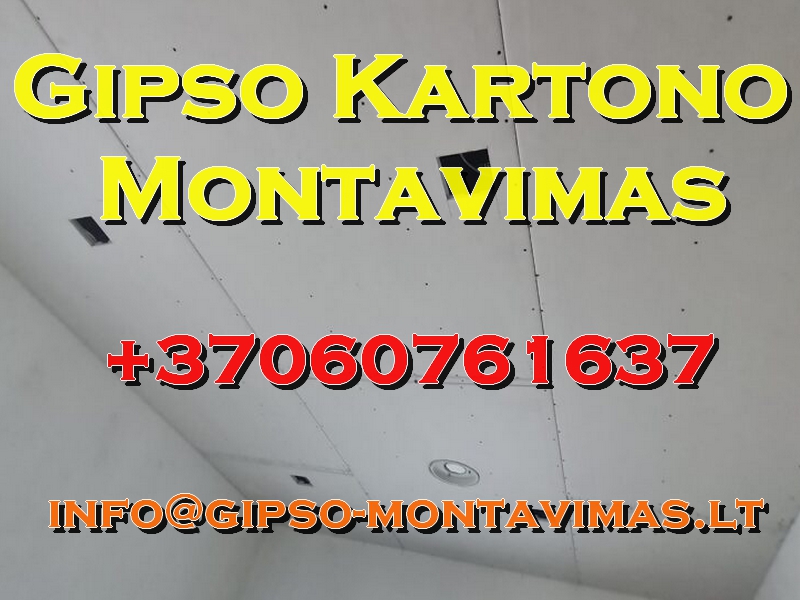 Gipso kartono montavimas – gipso-montavimas.lt