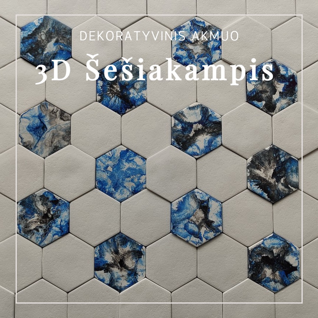 Dekoratyvinis akmuo vidaus interjerui