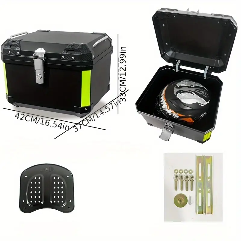 Motociklo dėžė 36l plastikinė