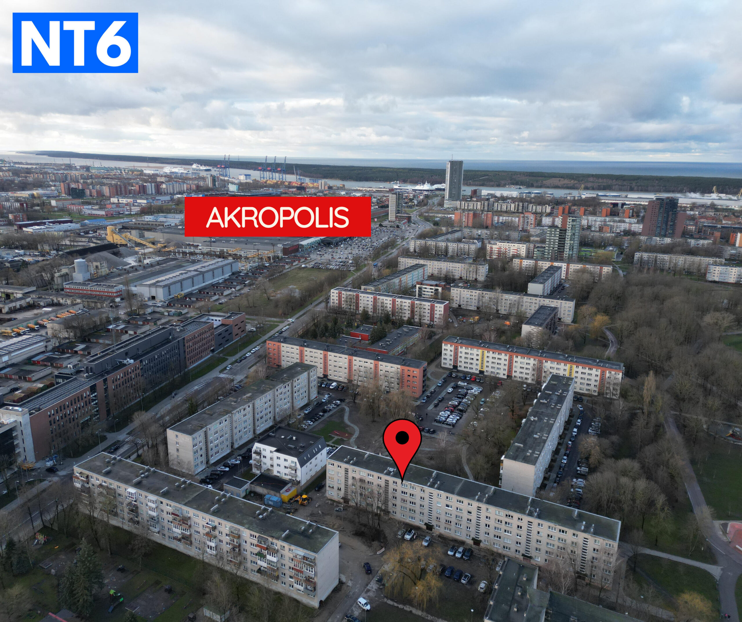 PARDUODAMAS BUTAS KLAIPĖDOJE KAUNO G. ŠALIA AKROPOLIO