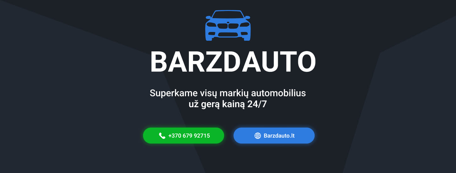 Automobilių supirkimas. JONAVA