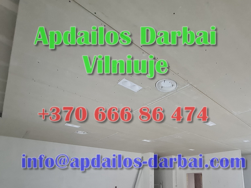 Apdailos darbai Villniuje be tarpininkų