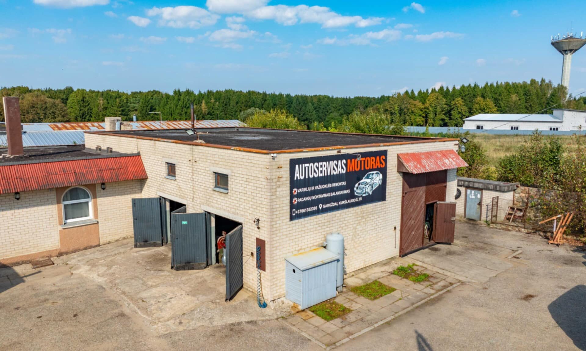 Parduodama įmonė UAB su pastatais, Gargžduose