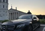Mercedes-Benz E-Class automobilio nuoma su vairuotoju – verslo ir privatiems klientams