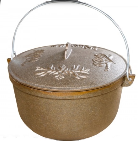 Ketaus kazanai, keptuvės, turistiniai katiliukai