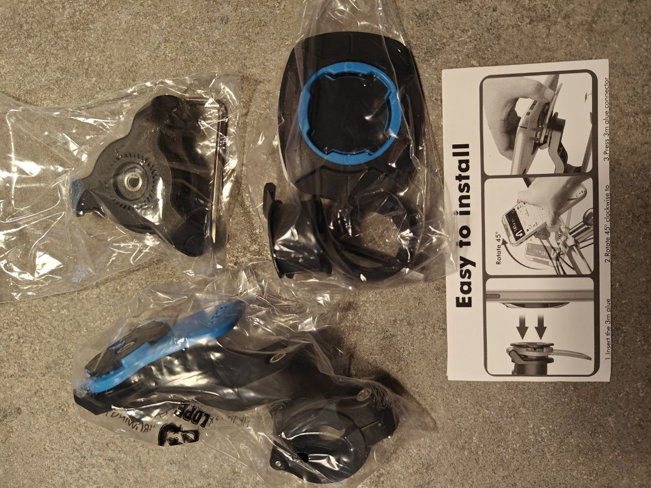 Quad lock telefono laikiklis analogas