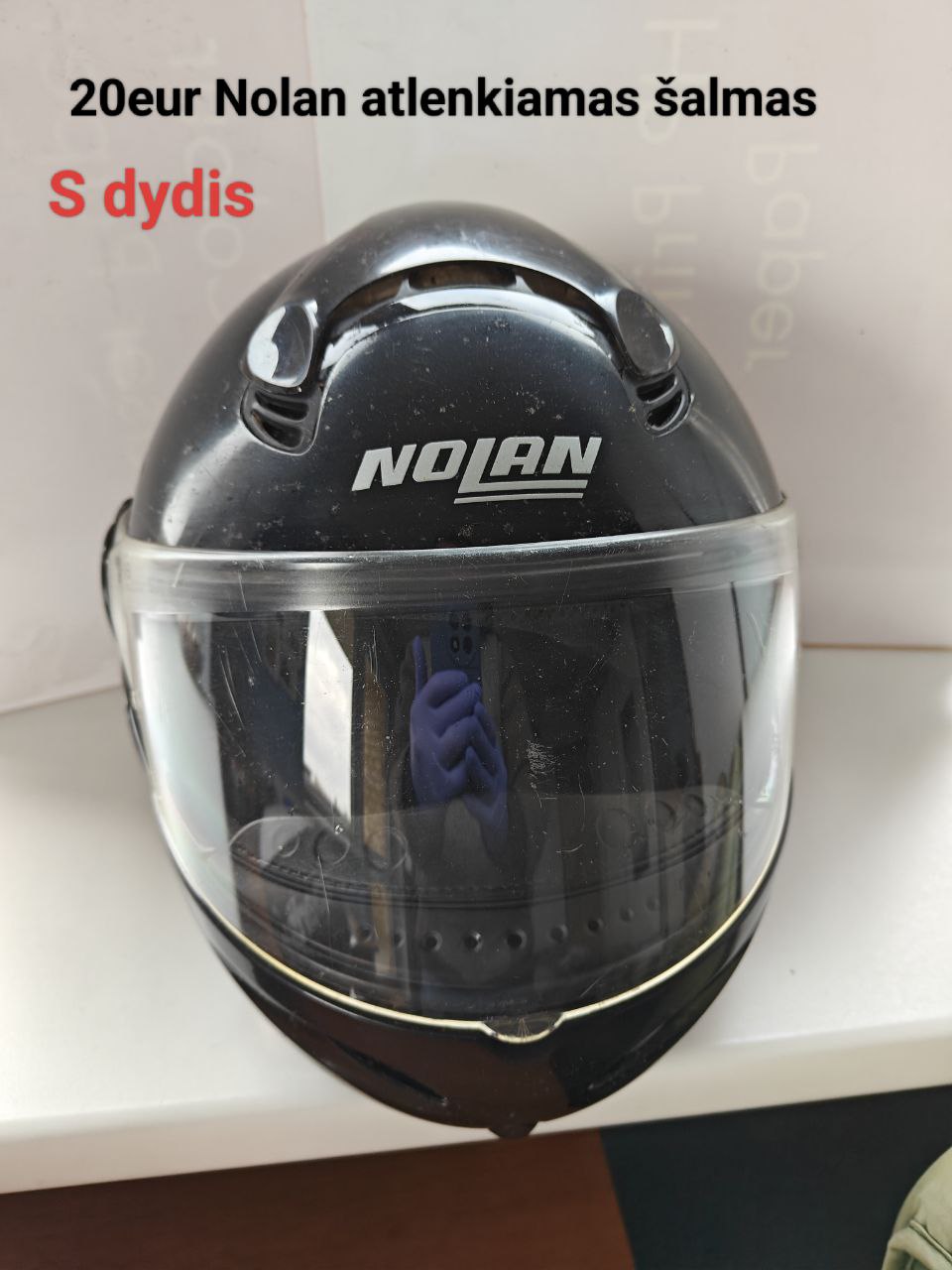 Moto salmai S, M, XL dydžiai Schuberth, Nolan.