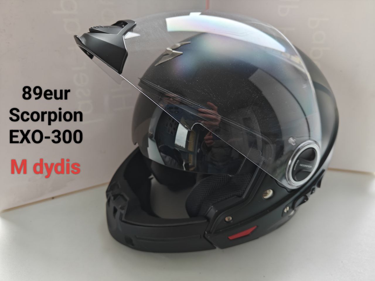 Moto salmai S, M, XL dydžiai Schuberth, Nolan.