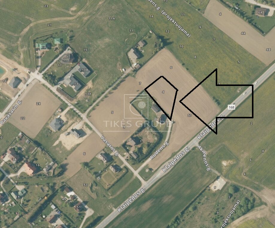 Parduodamas sklypas namo statybai Kretingalėje.