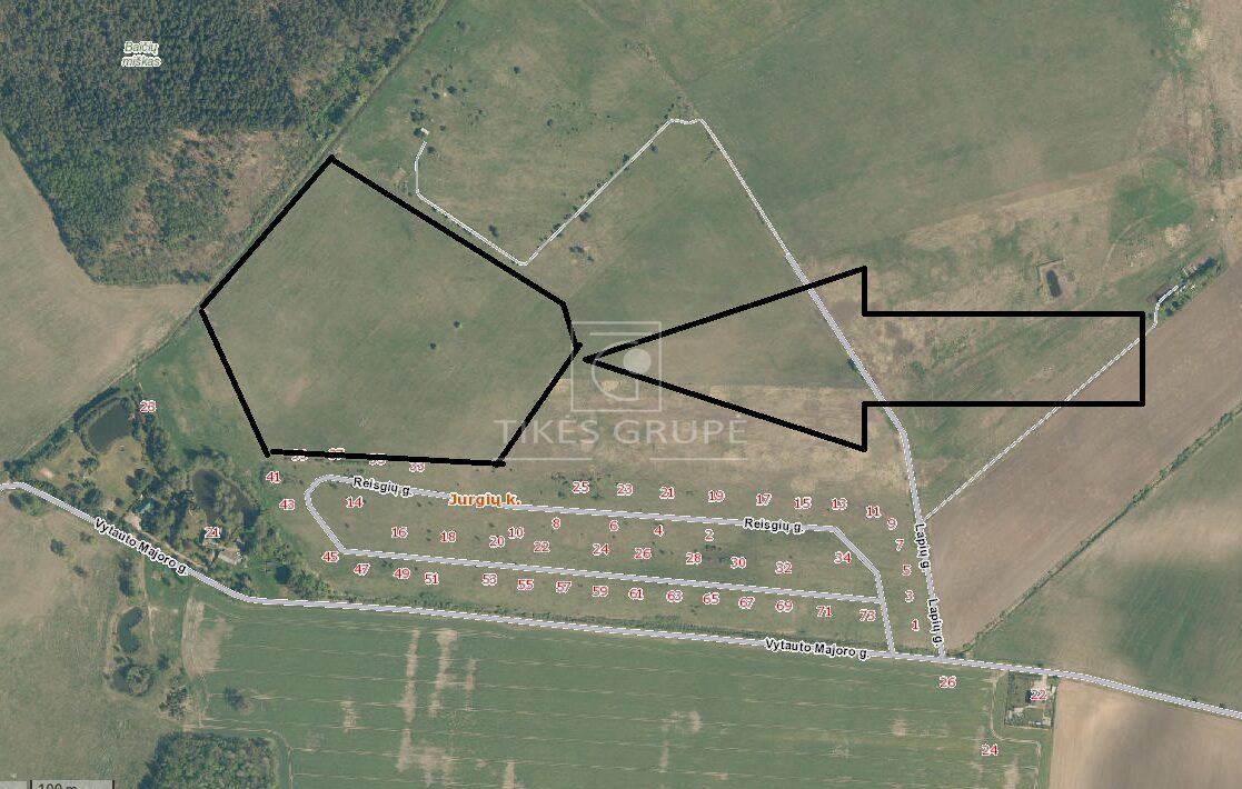 Parduodamas 10,90 ha žemės ūkio sklypas Dovilų sen., Jurgių k.