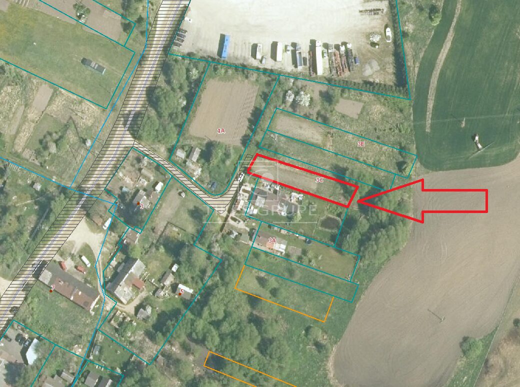 Parduodamas Kitos paskirties sklypas vienbučių ir dvibučių pastatų teritorijos Žardupės g., 6,5 arų