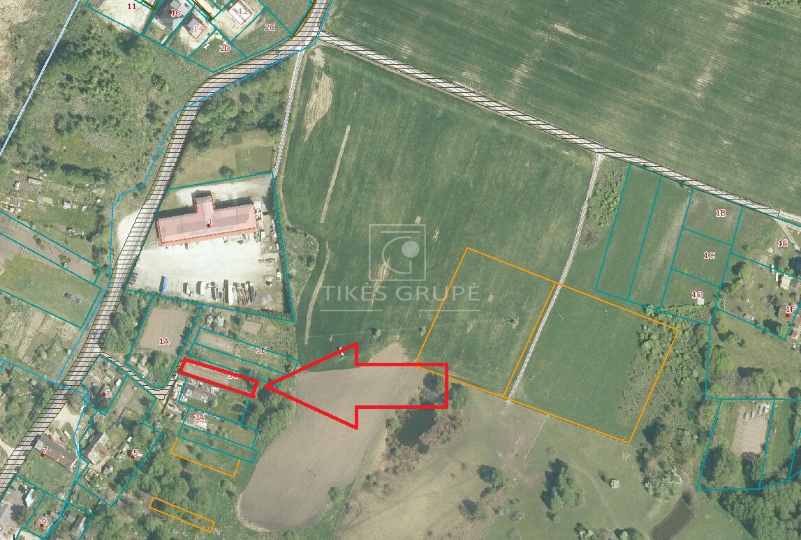 Parduodamas Kitos paskirties sklypas vienbučių ir dvibučių pastatų teritorijos Žardupės g., 6,5 arų