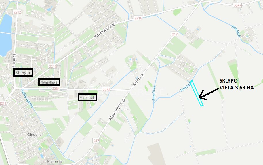 Parduodamas ŽŪ sklypas Leliuose, 3,63 ha