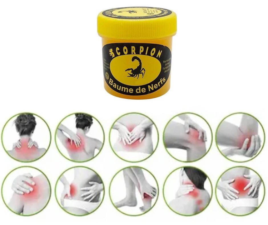 Scorpiono tepalas skausmo simptomams malšinti Scorpion Baume de Nerfs 100 g