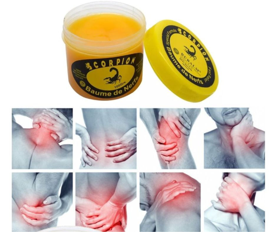 Scorpiono tepalas skausmo simptomams malšinti Scorpion Baume de Nerfs 100 g