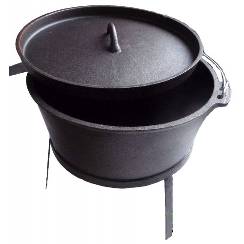 Ketaus kazanai, keptuvės, turistiniai katiliukai