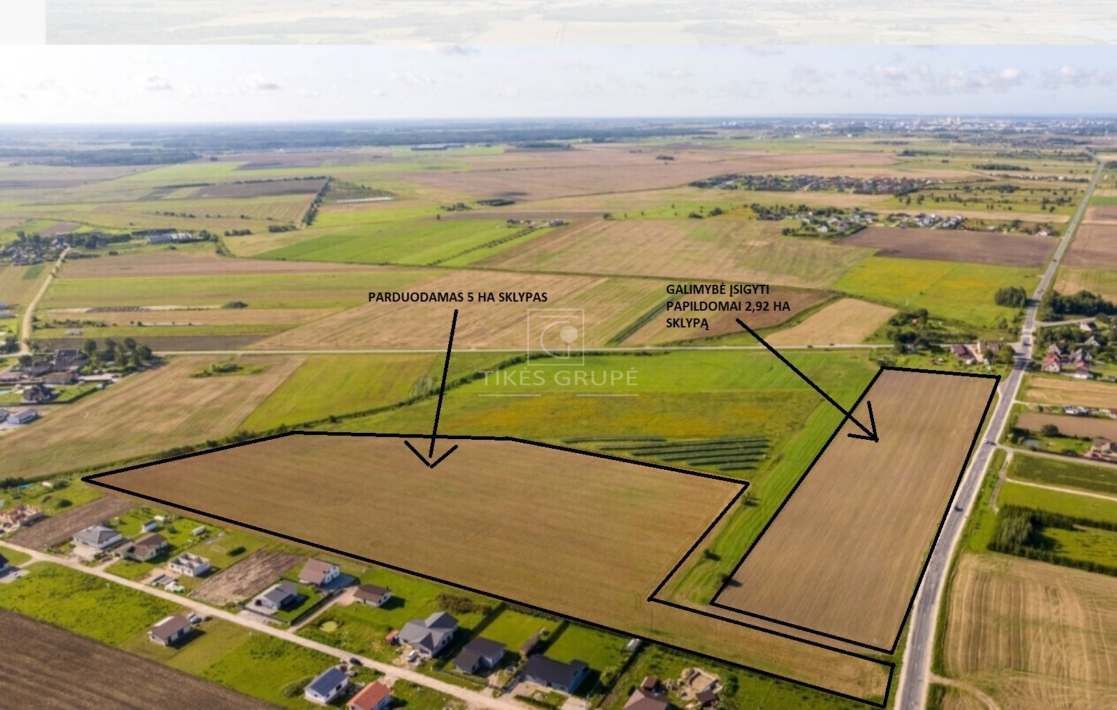 Nepraleiskite progos! Parduodamas 5 ha investicinis sklypas Baukštininkuose – jūsų ateities pelnas čia! Greta parduodamas ir 2,92 Ha sklypas!
