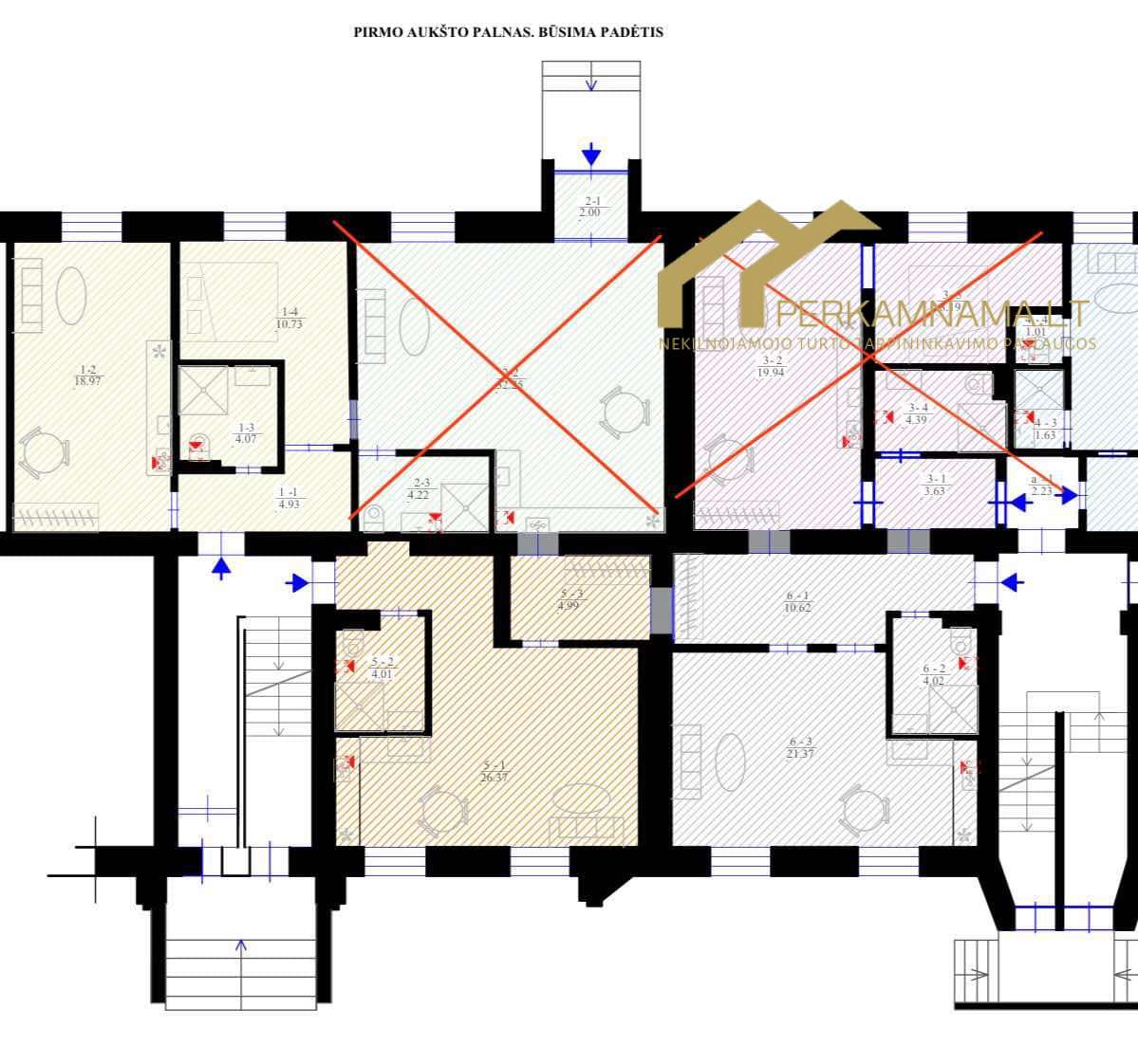 PARDUODAMI NAUJI BUTAI KLAIPĖDOJE