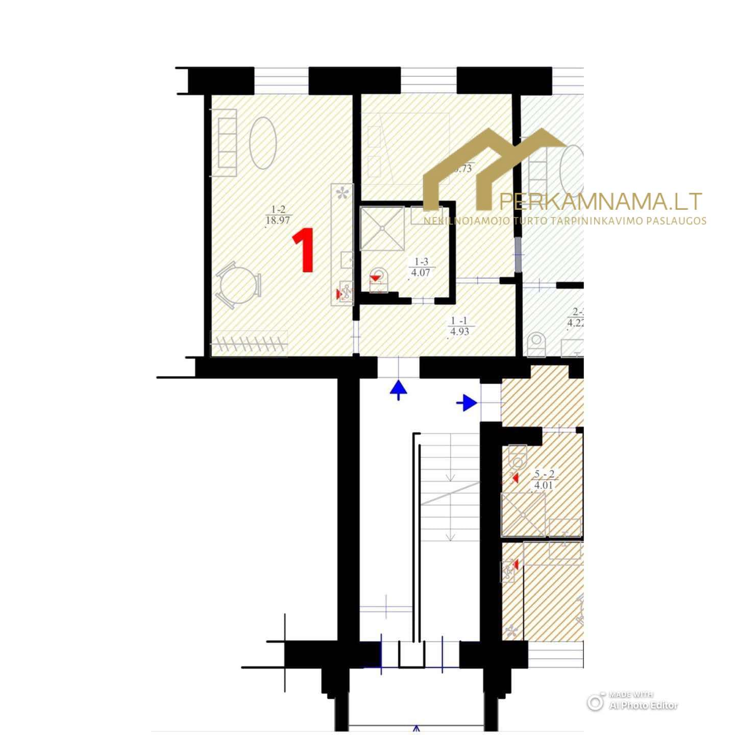 PARDUODAMI NAUJI BUTAI KLAIPĖDOJE