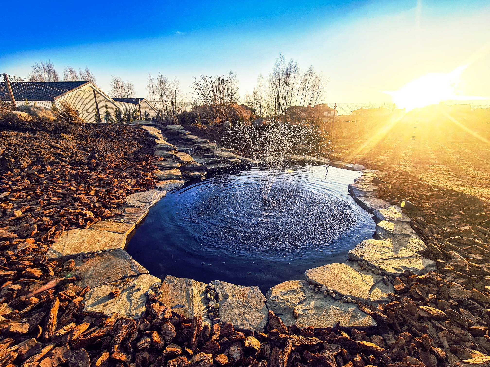 Dekoratyvinių tvenkinių įrengimas, renovacija