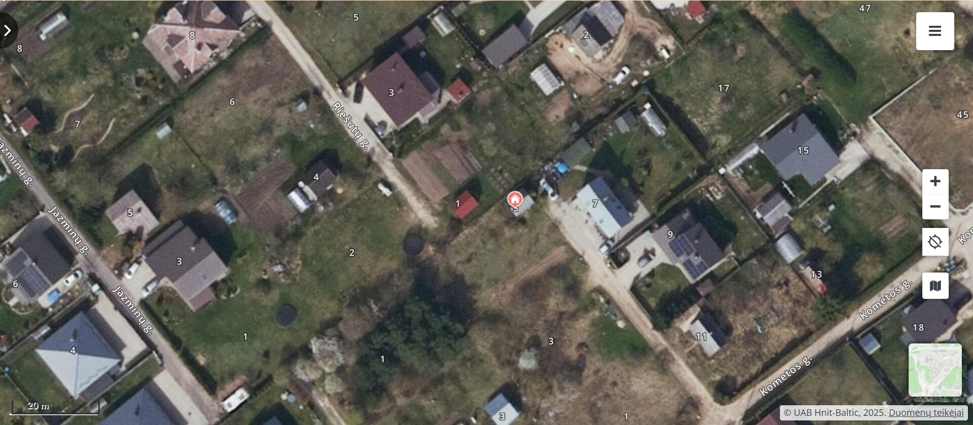 Sklypas Kauno rajono sav., Radikiuose, Kometos g.