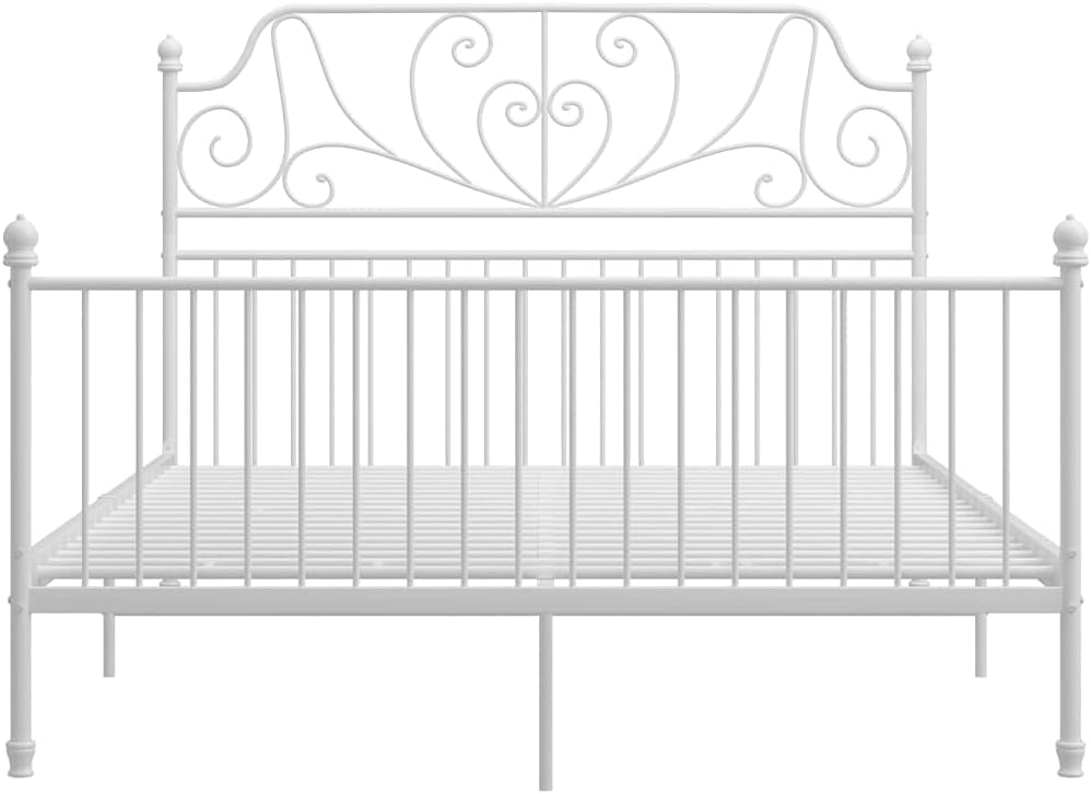 Metalinis lovos rėmas su galvūgaliu