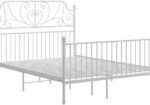 Metalinis lovos rėmas su galvūgaliu