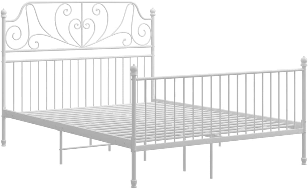 Metalinis lovos rėmas su galvūgaliu