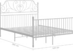 Metalinis lovos rėmas su galvūgaliu