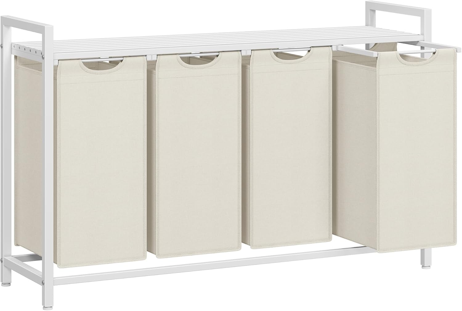 4 skyrių skalbinių laikymo lentyna, 4X40L.