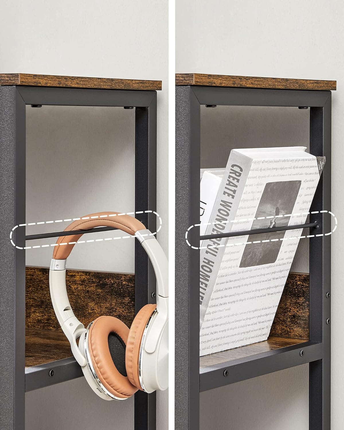 3-iejų pakopų laikymo lentyna