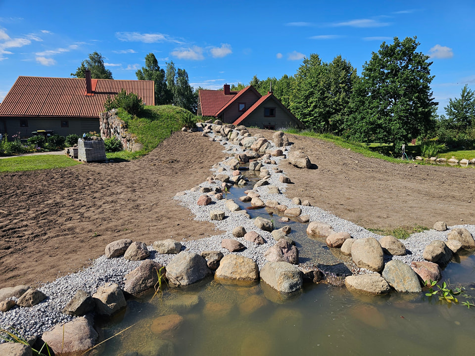 Dekoratyvinių tvenkinių, krioklių, fontanų įrengimas ir renovacija