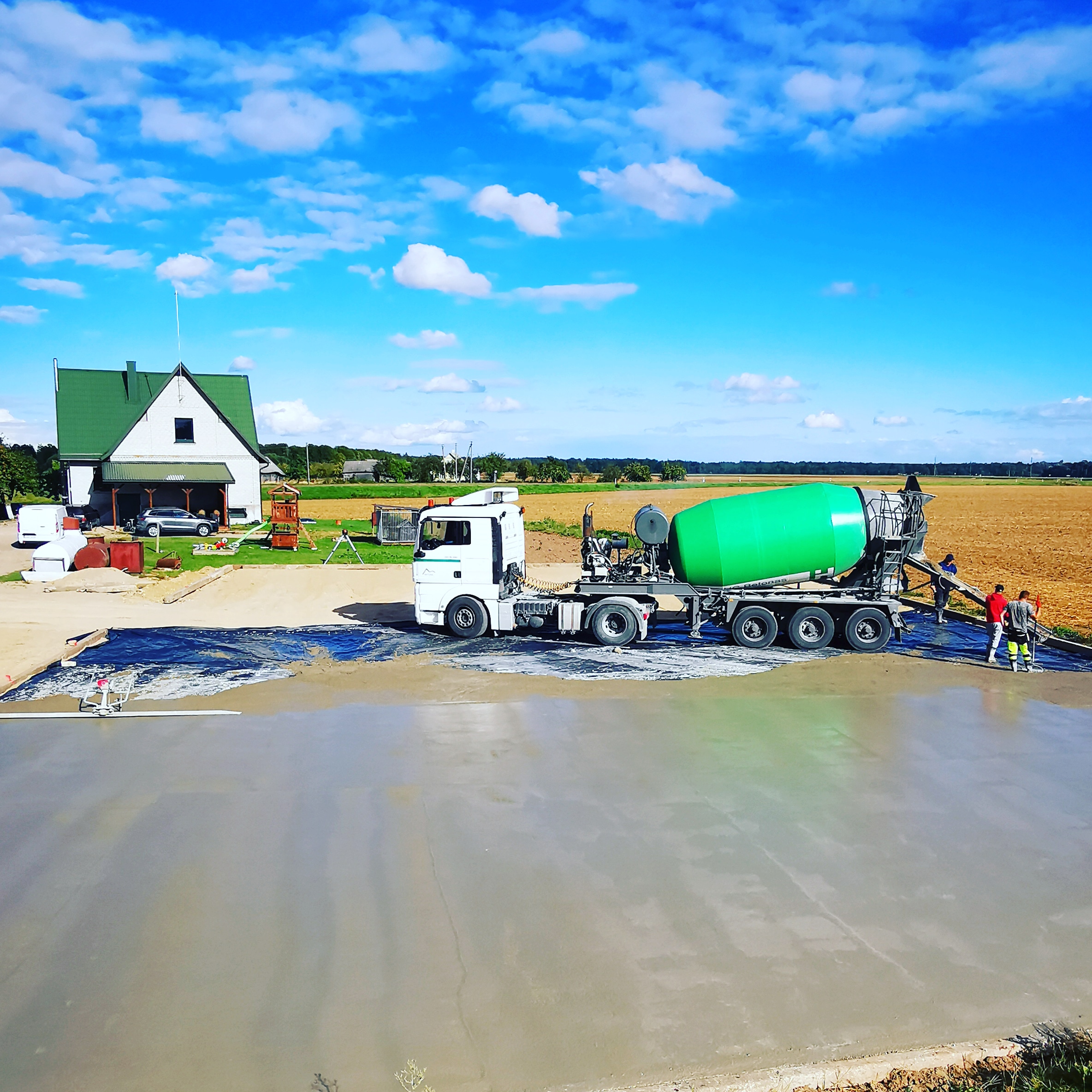 Pramoninių grindų betonavimo paslaugos