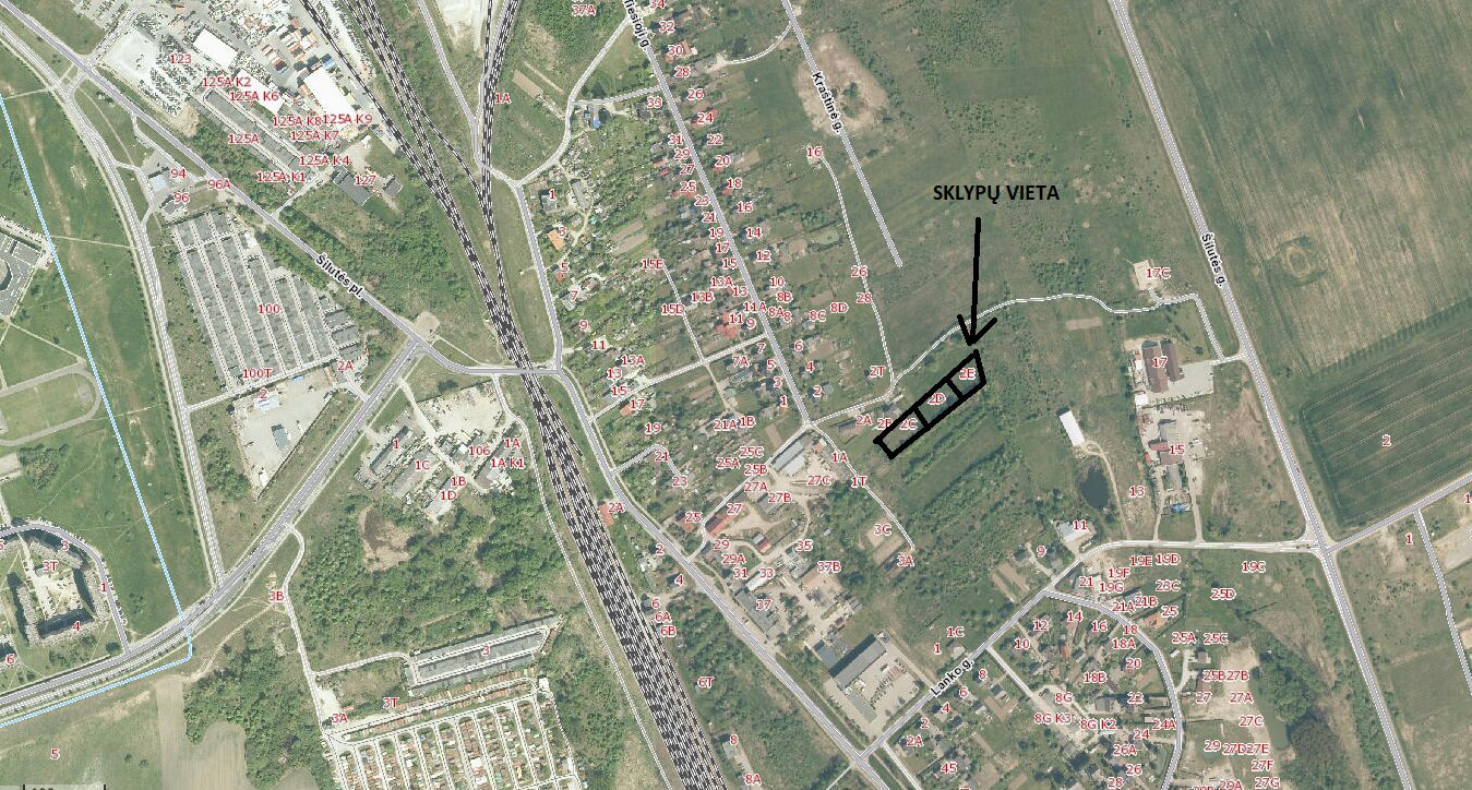 Parduodamas sklypas Klaipėdoje, Rimkuose – Tiesioji g. 2C (16,34 a)