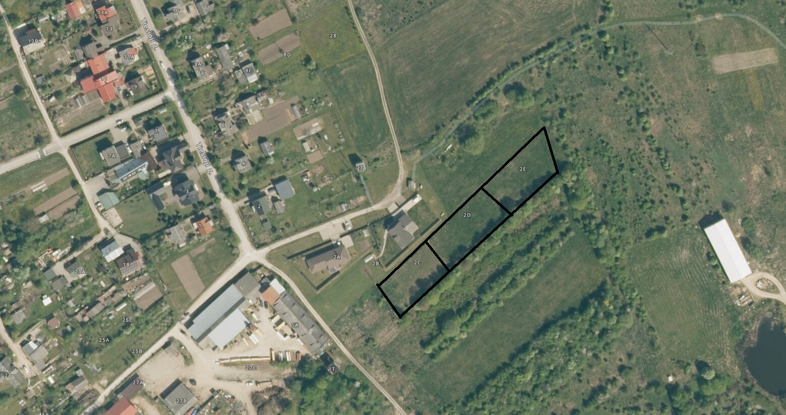 Parduodamas sklypas Klaipėdoje, Rimkuose – Tiesioji g. 2C (16,34 a)