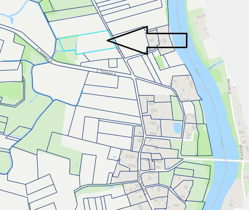 Parduodamas 1,18 ha sklypas Klaipėdos rajone, Lankupių kaime, netoli Minijos upės