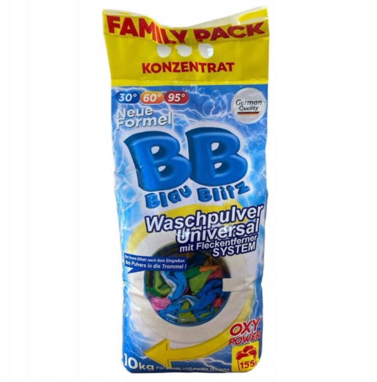 Universalūs skalbimo milteliai „Blau Blitz” 10 kg.