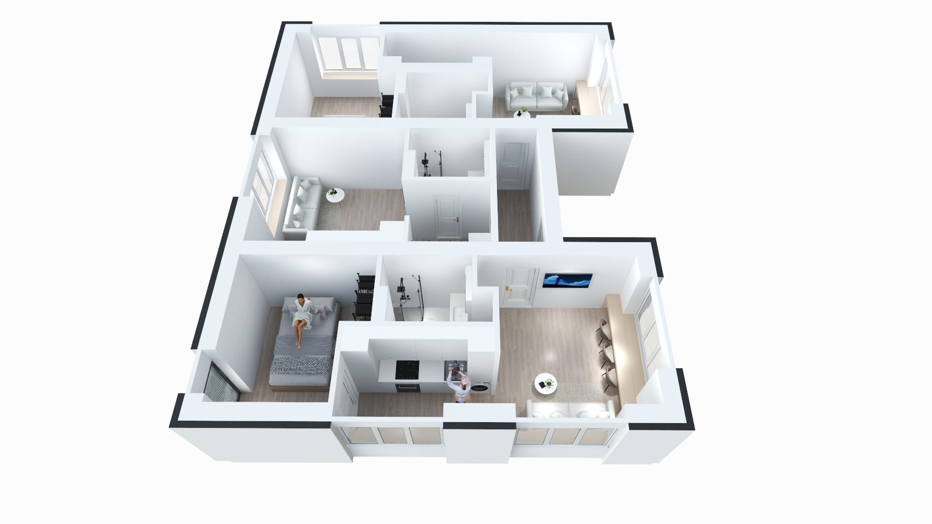 Parduodamas Namas Tauralaukyje su projektu 6 Butams