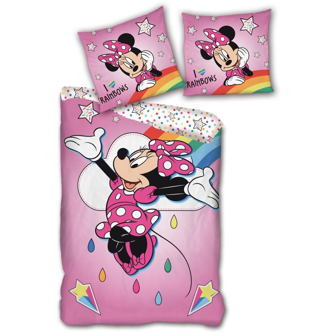 Patalynės komplektas Minnie Mouse Rainbows