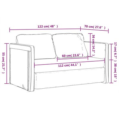 Aksominė grindų sofa-lova, 2in1