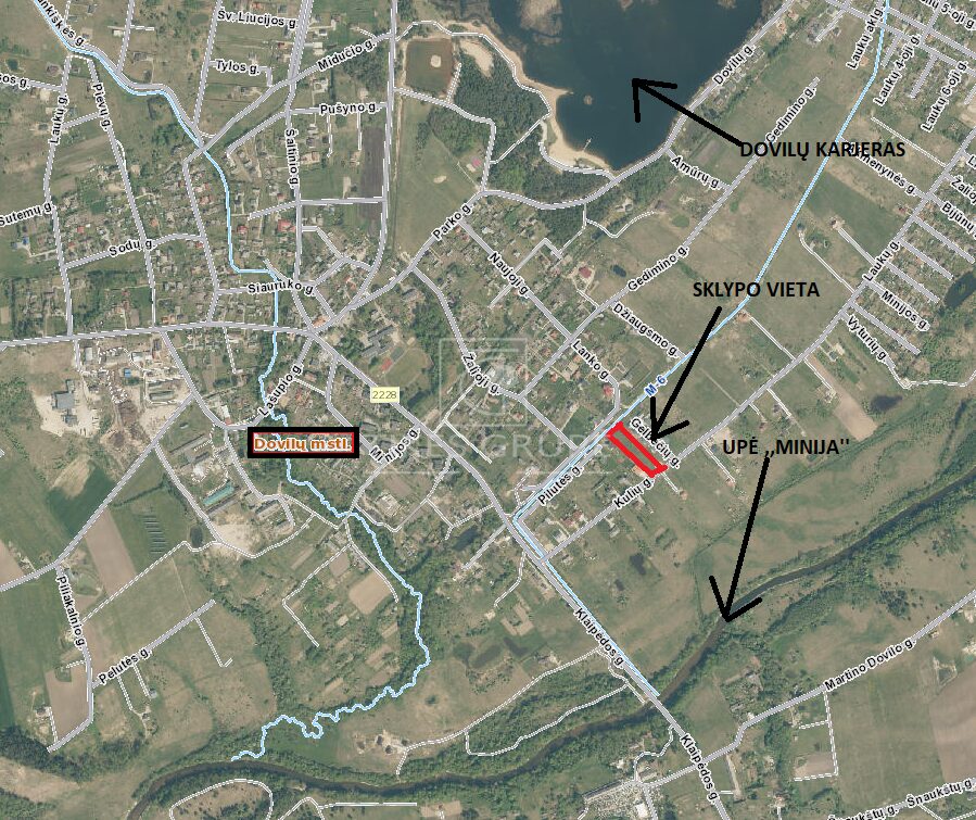 Parduodamas sklypas Doviluose, Kulių g. – 45 arai