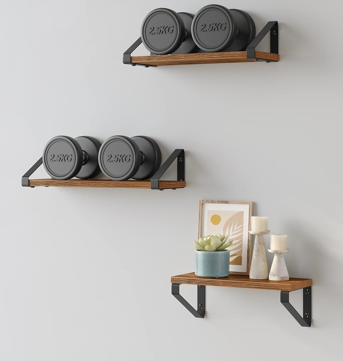 Sieninių lentynų rinkinys iš 3 vnt.